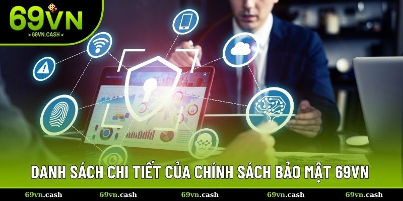 Danh sách thông tin chi tiết của chính sách bảo mật 69VN