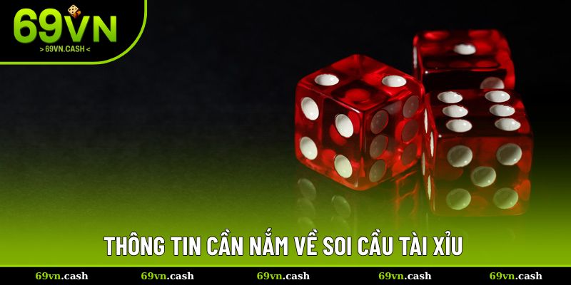 Thông tin cần nắm về soi cầu tài xỉu